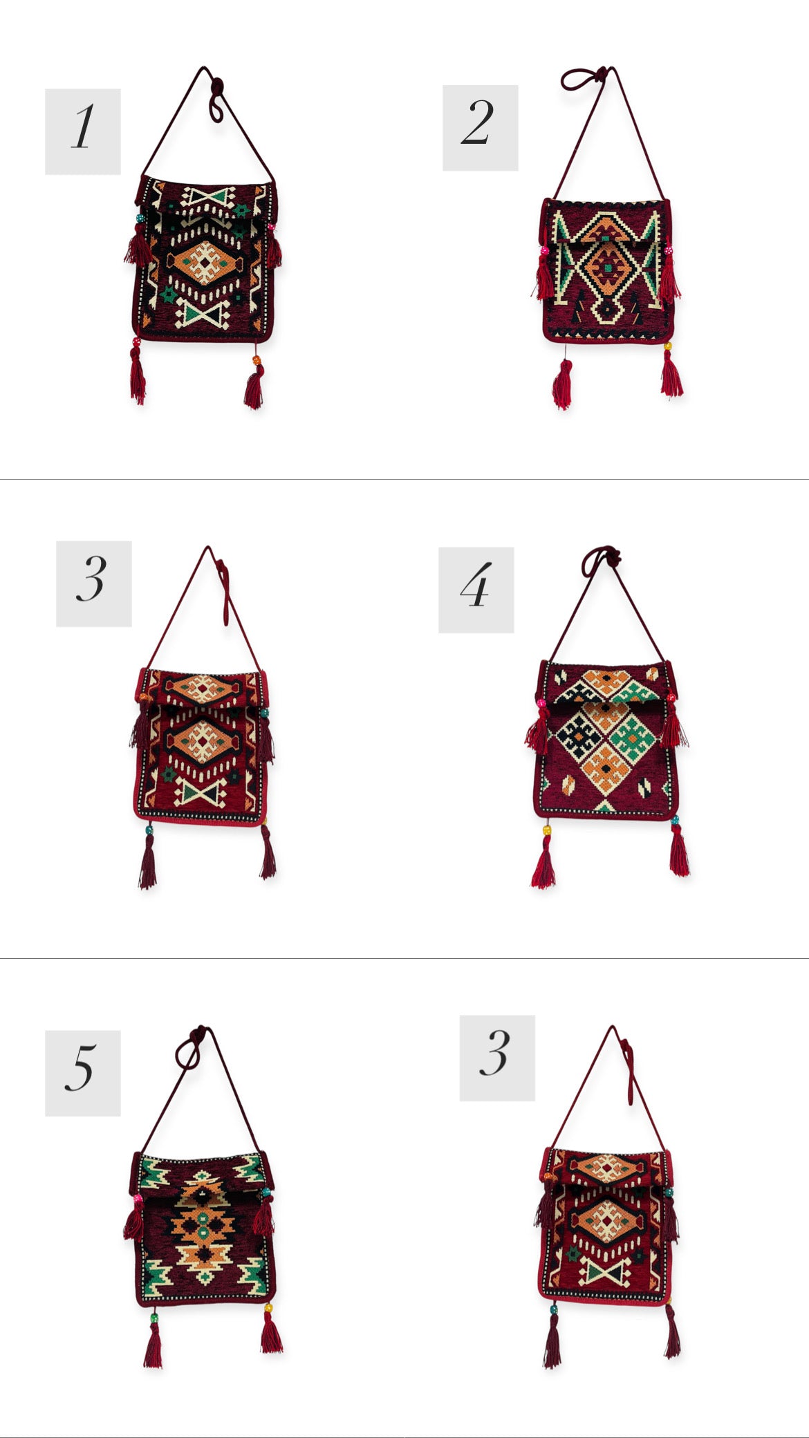 Große tradionelle yez. Barattaschen aus Handarbeit 3