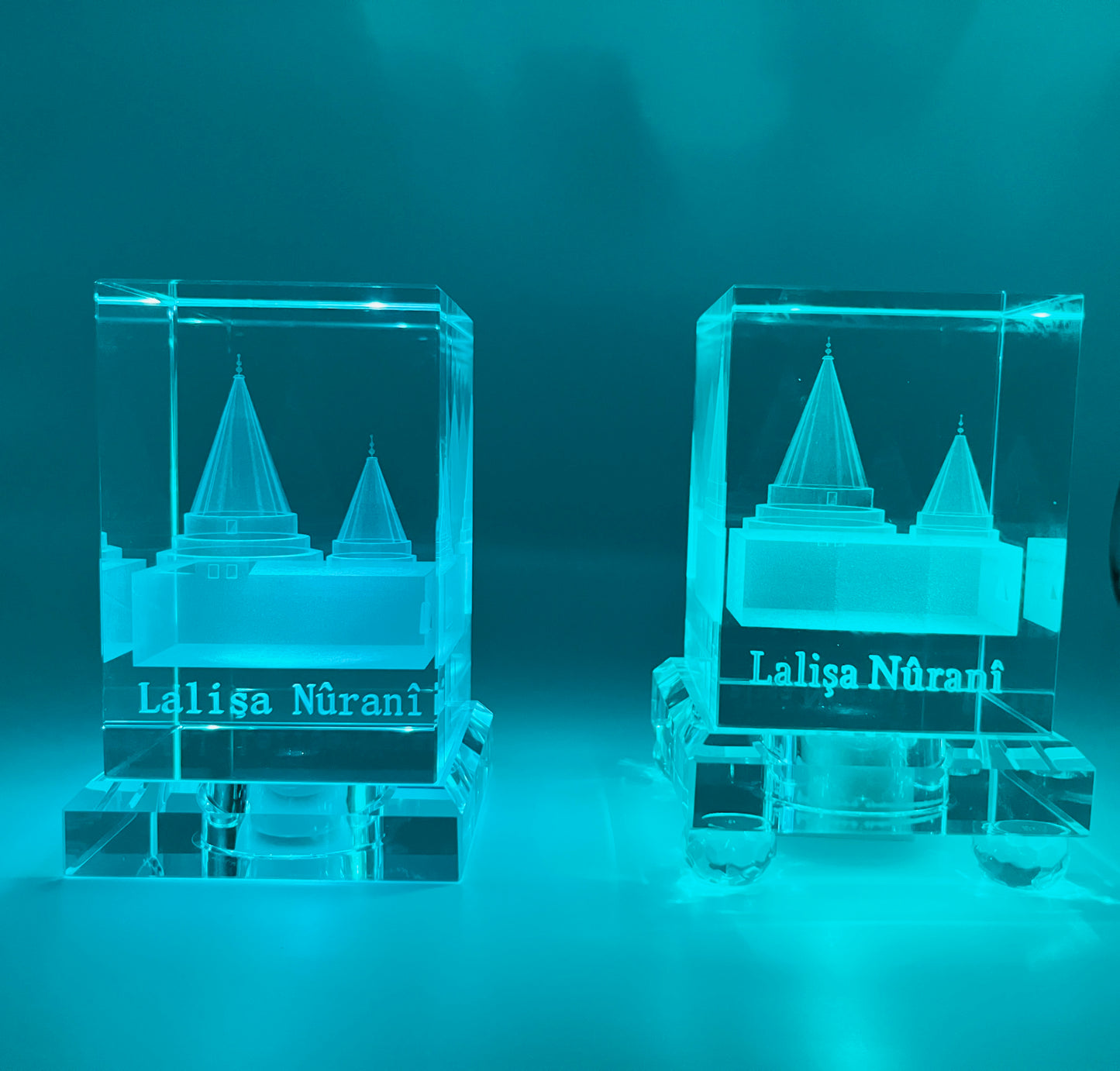 Lalish LED 3D-Lampe 13 cm hoch in 2 verschiedenen Ausführungen