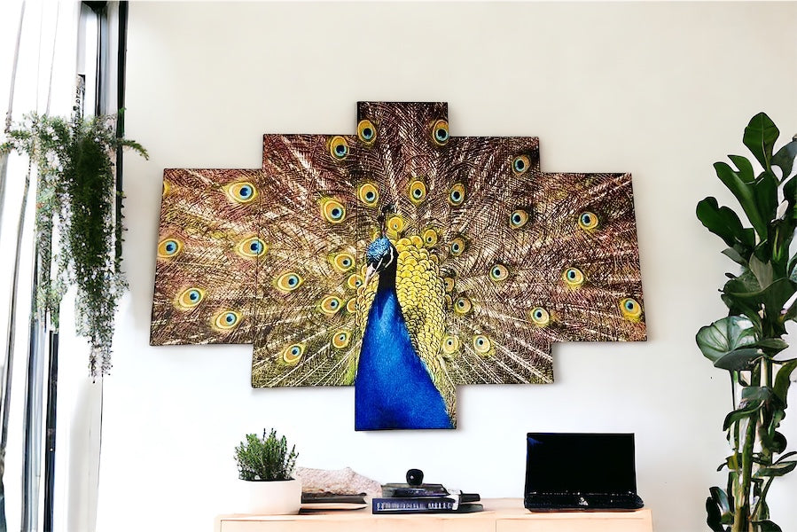 Pfau Leinwand 1,5 m | Panoramaset