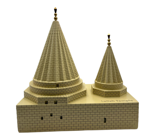 Lalish Tischdeko Qub in Hellgold/Beige